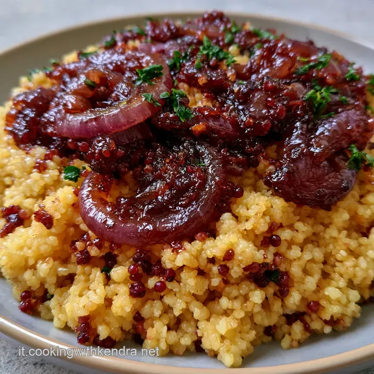 Insalata di Cous Cous e Cipolle Caramellate: Fresca e Dolce