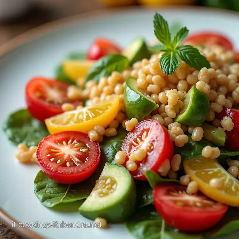 Insalata di Grano Saraceno con Basilico e Limone