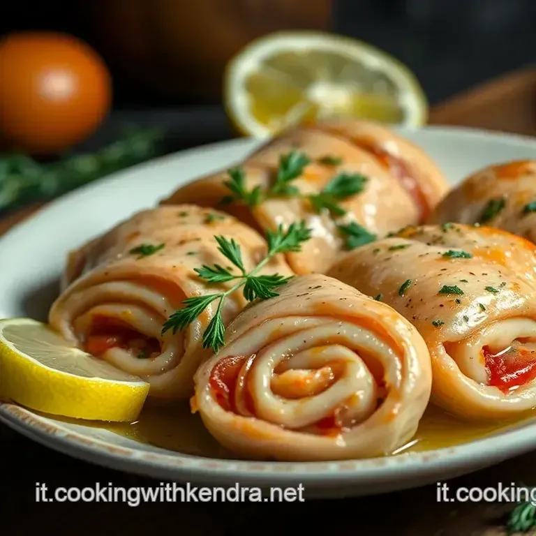 Involtini di Merluzzo in Padella con Pancetta