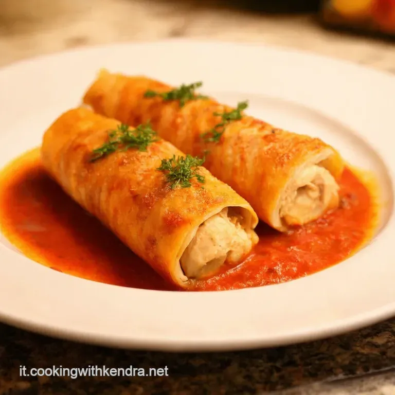 Involtini Di Pollo Alla Sorrentina presentation