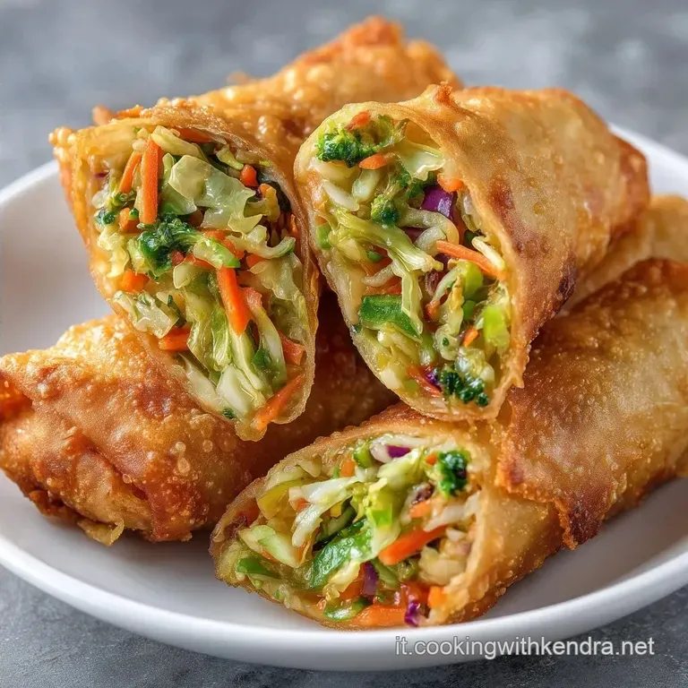 Involtini Primavera alle Verdure: Croccanti