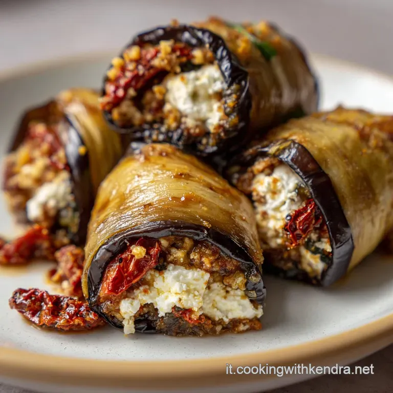 Antipasto: Involtini Di Melanzane Che Fanno Bella Figura presentation