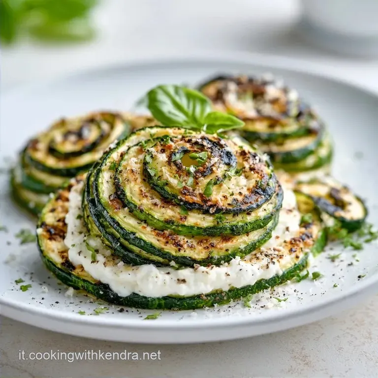 Involtini di Zucchine Grigliate Vegetariani con Ricotta