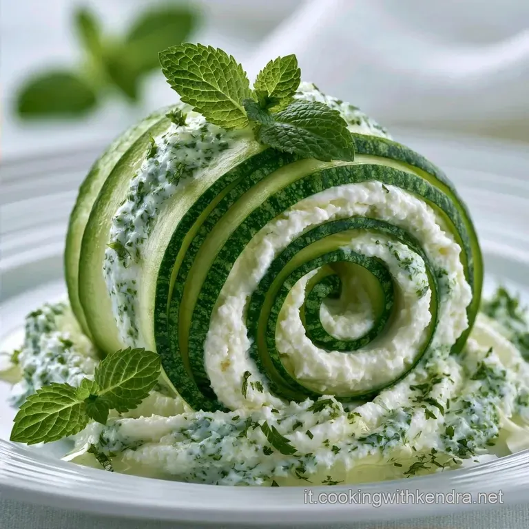 Involtini Zucchine Ricotta con Menta Fresca
