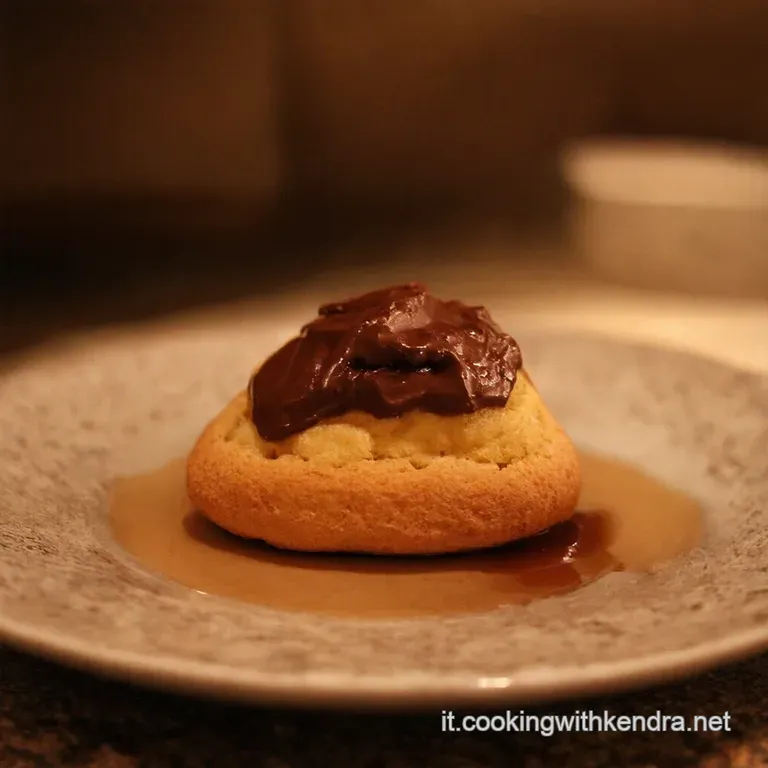 La Coccola in Padella Biscottone Gigante Ripieno Di Nutella presentation