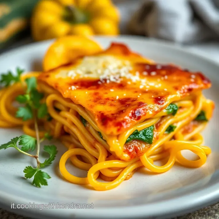 Lasagna Autunnale Alla Zucca presentation