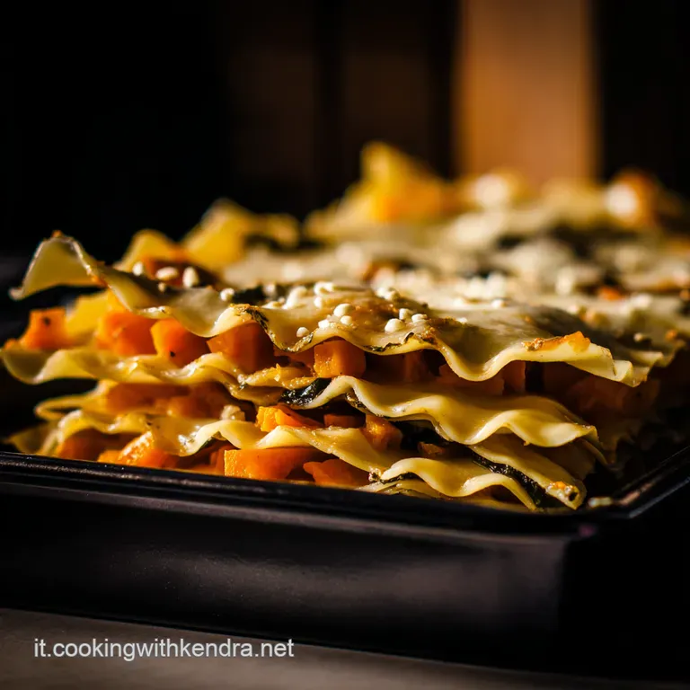 Lasagna Di Zucca Autunnale Con Salsa Bechamel Alla Noce Moscata presentation