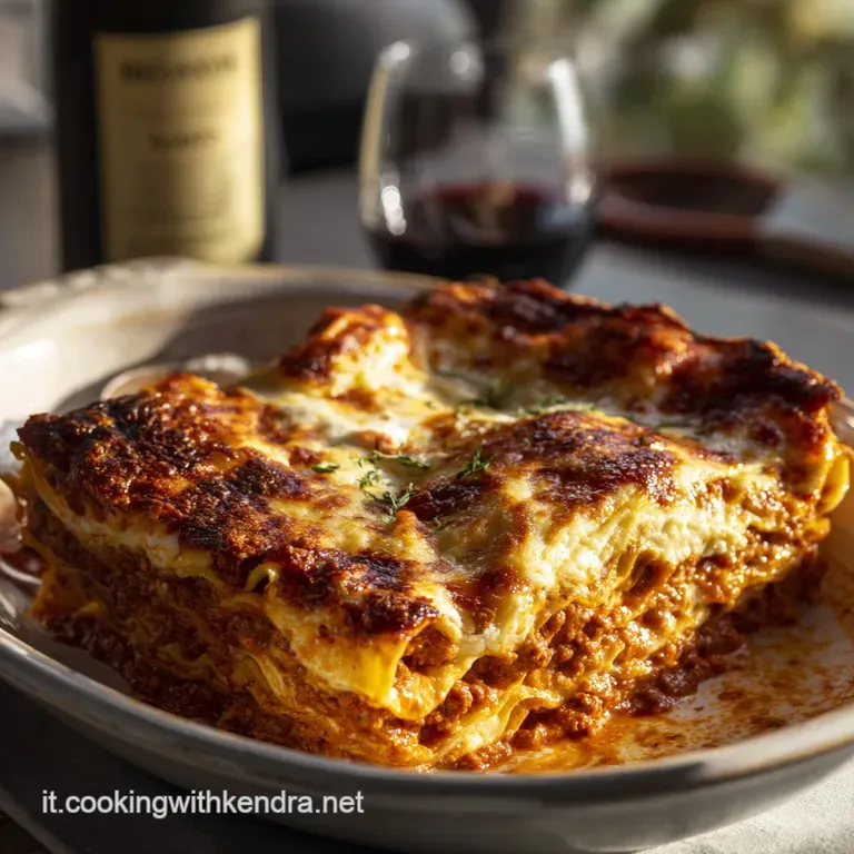 Menu Di Natale: La Lasagna Classica Al Rag&ugrave; Lento Regina Della Festa presentation
