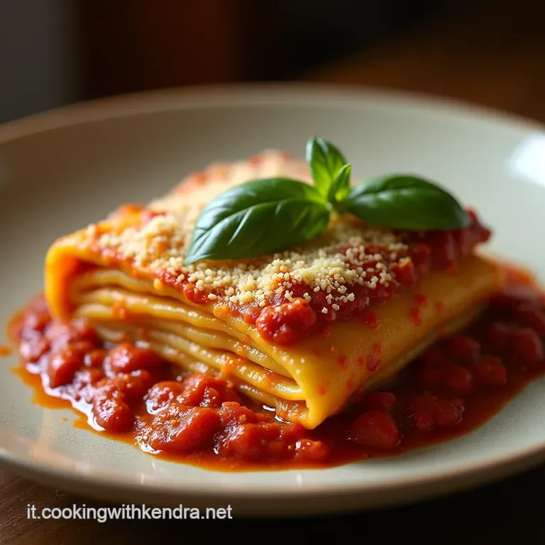 Melanzane Sfoglia Al Forno Lasagne Chetogeniche Con Rag&ugrave; Rustico E Besciamella Magra presentation