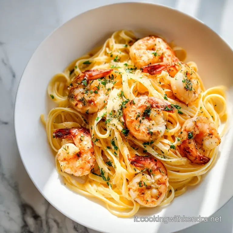 Linguine ai Gamberi al Burro e Aglio