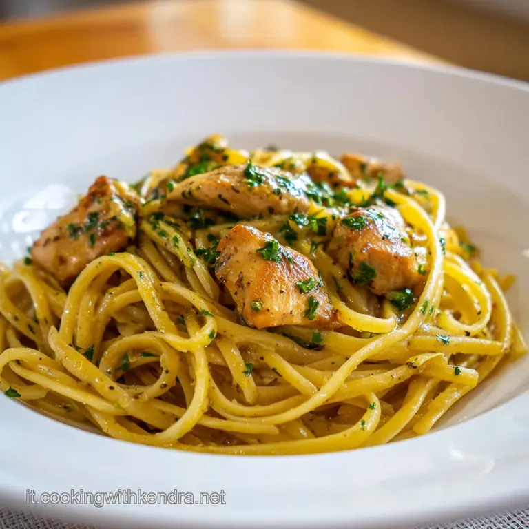 Linguine al Pollo Cremose