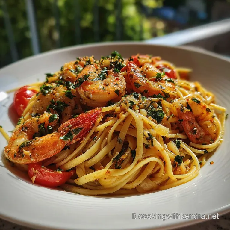 Linguine Con Mazzancolle: Sapori Vibranti