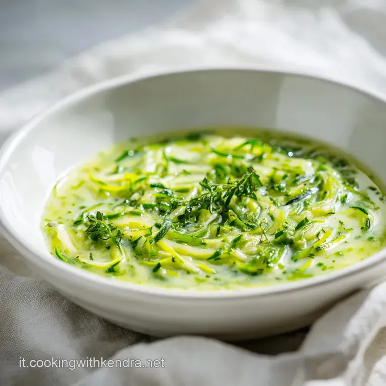 Minestra di Zucchine: Consistenza Setosa