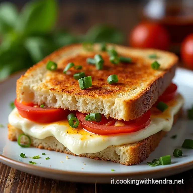 Mozzarella in Carrozza al Forno Il Sandwich Filante e Dorato Perfetto Come Antipasto o Aperitivo