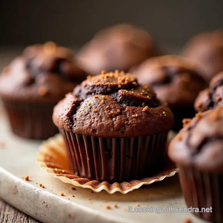 Muffin al Cioccolato Fondente Senza Rimorsi Soffici Dentro Croccanti Fuori