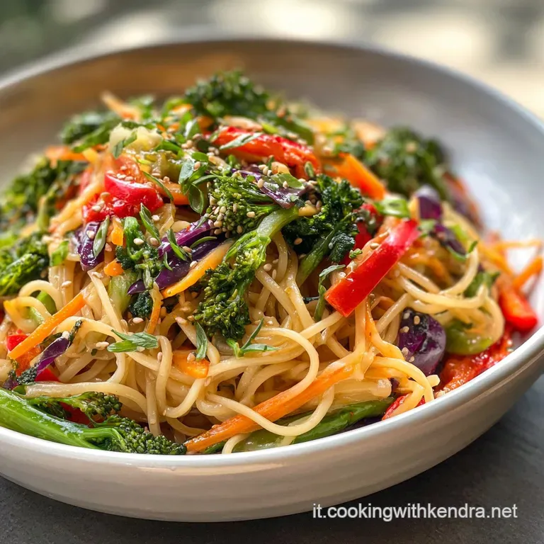 Noodles con Verdure Saltati al Wok
