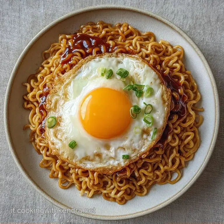 Noodles Istantanei Con Uovo: Cremosi e Saporiti