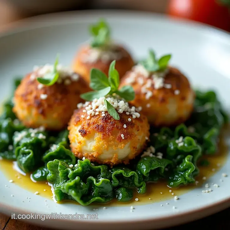 Nuvole Croccanti Polpette di Cavolo Romanesco al Forno con Menta e Parmigiano