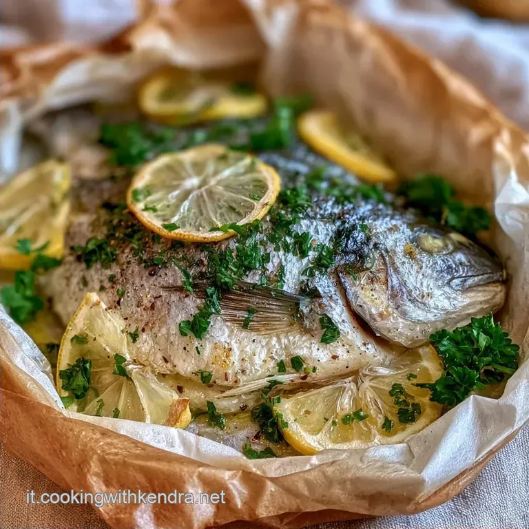 Orata al Cartoccio con Limone