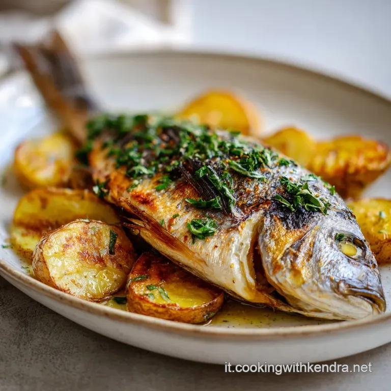 Orata al Forno Classica con Patate