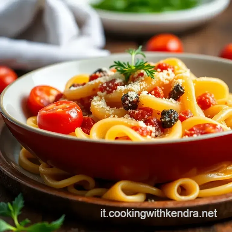 Paccheri Alla Vittorio presentation