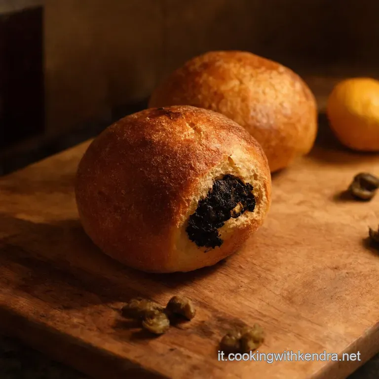 Pan De Muerto Nero Lombra Del Sapore presentation