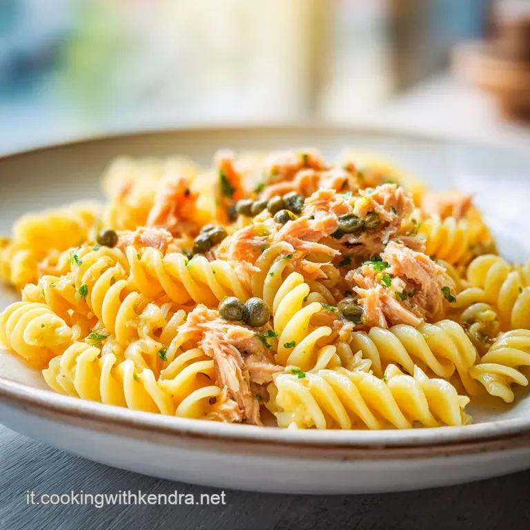 Un nido di pasta cremosa su piatto bianco, decorato con erbe fresche e grani di pepe nero sopra una salsa vellutata.