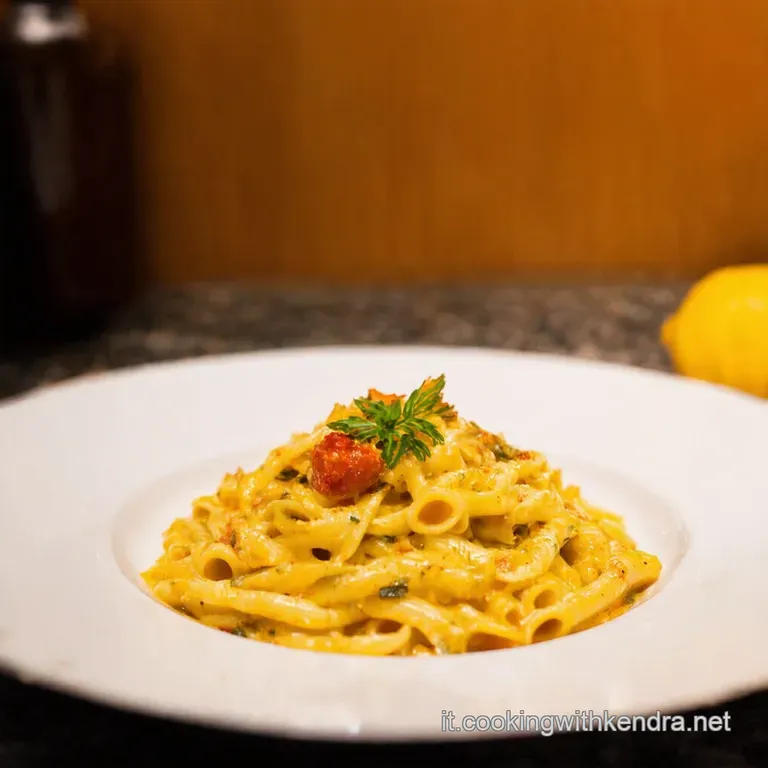 Pasta Alla Calabrese presentation