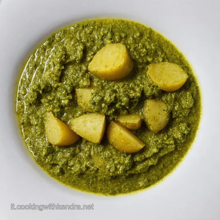 Pasta alla Genovese Arricchita Pesto con Fagiolini e Patate