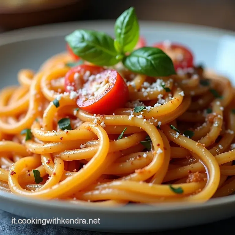 Pasta alla Picchio Pacchio Siciliana
