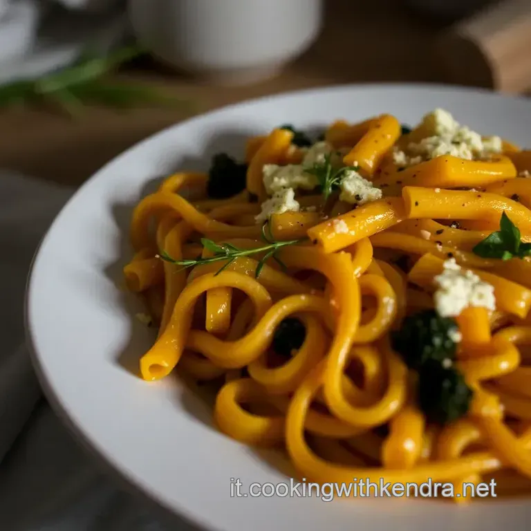 Pasta Alla Zucca E Gorgonzola: Un Primo Che Scalda Il Cuore presentation