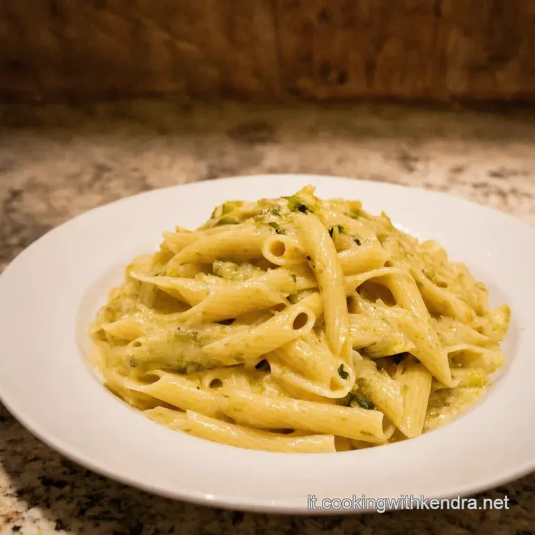 Pasta Cremosa Ai Carciofi E Pancetta Croccante presentation