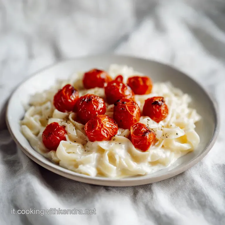 Pasta Fredda Cremosa con Pomodorini Caramellati