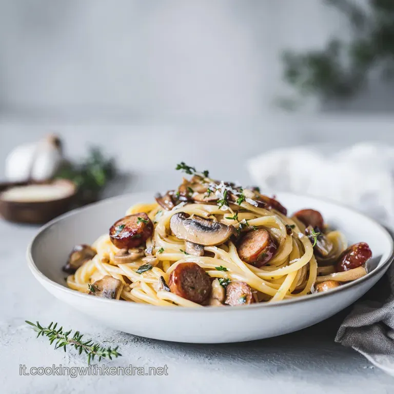 Pasta Funghi E Salsiccia: Il Cuore Del Piatto Bosco presentation