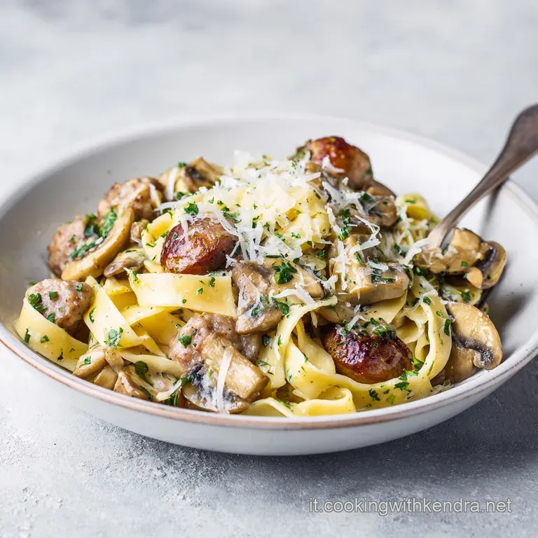 Pasta funghi e salsiccia: Il Cuore del Piatto Bosco