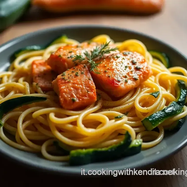 Pasta Salmone e Zucchine