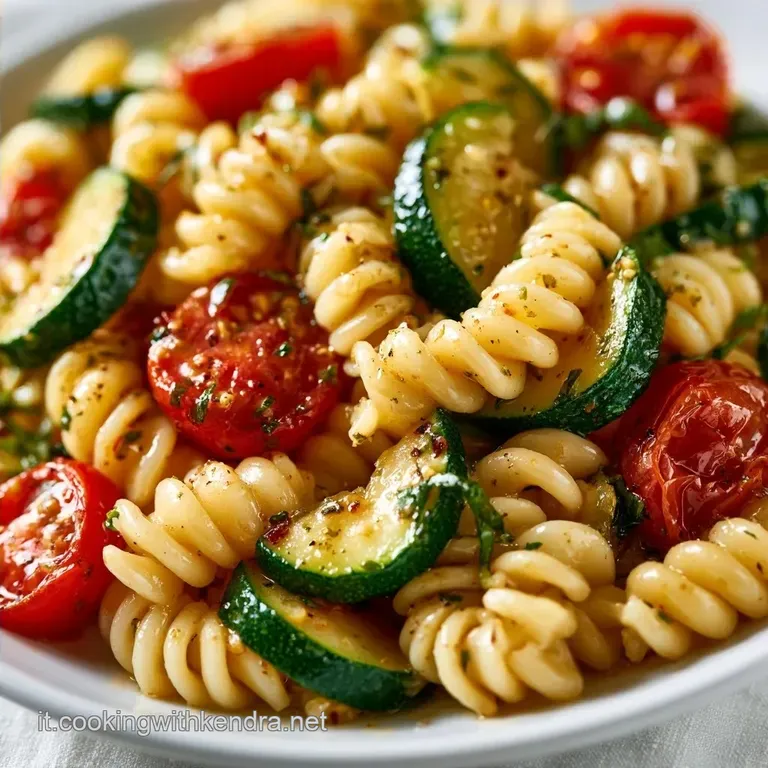 Pasta Zucchine e Pomodorini Vegan Cremosa