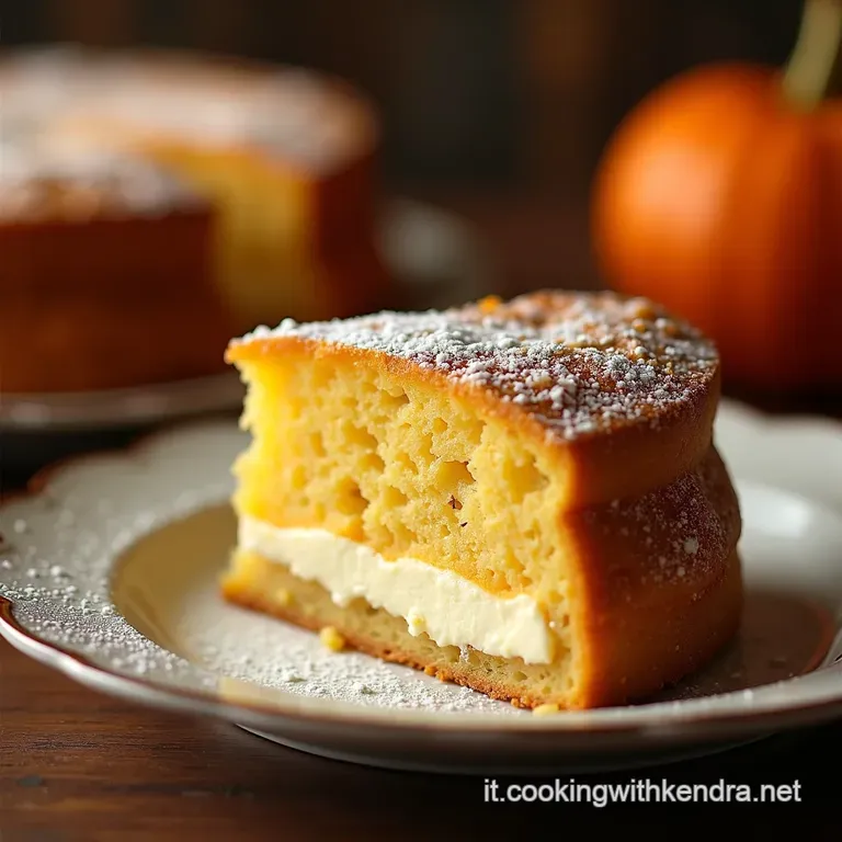 Pastel De Calabaza Con Buttercream De Mantequilla presentation