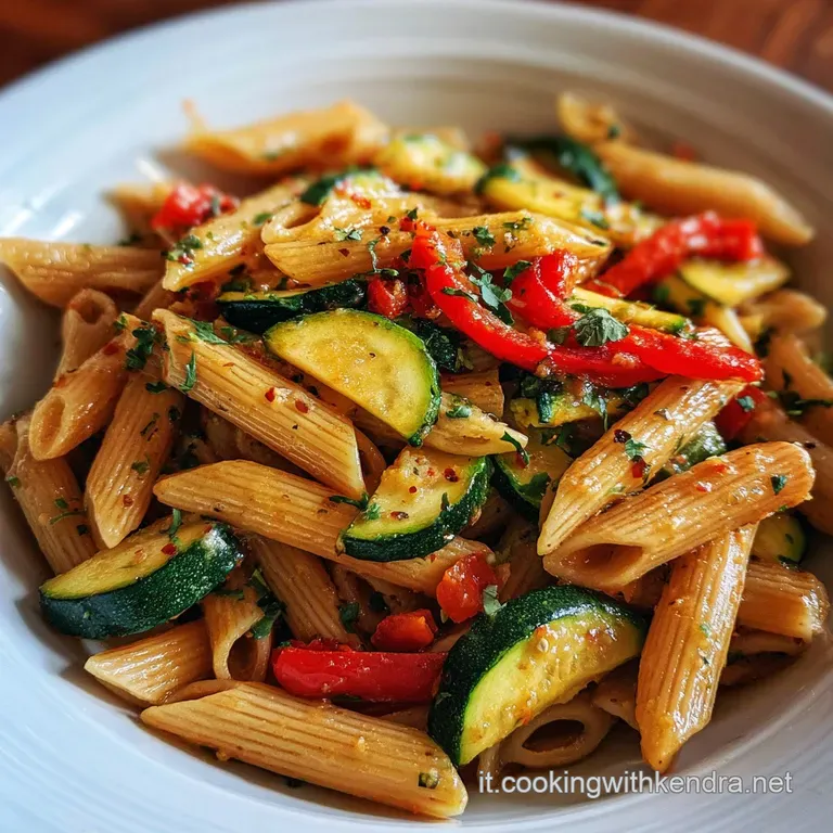 Pennette Zucchine e Peperoni Vellutate