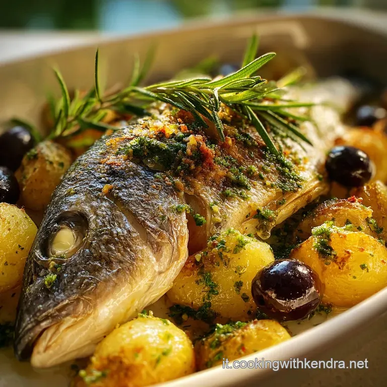 Idea di Cena Pesce al Forno: Orata Mediterranea