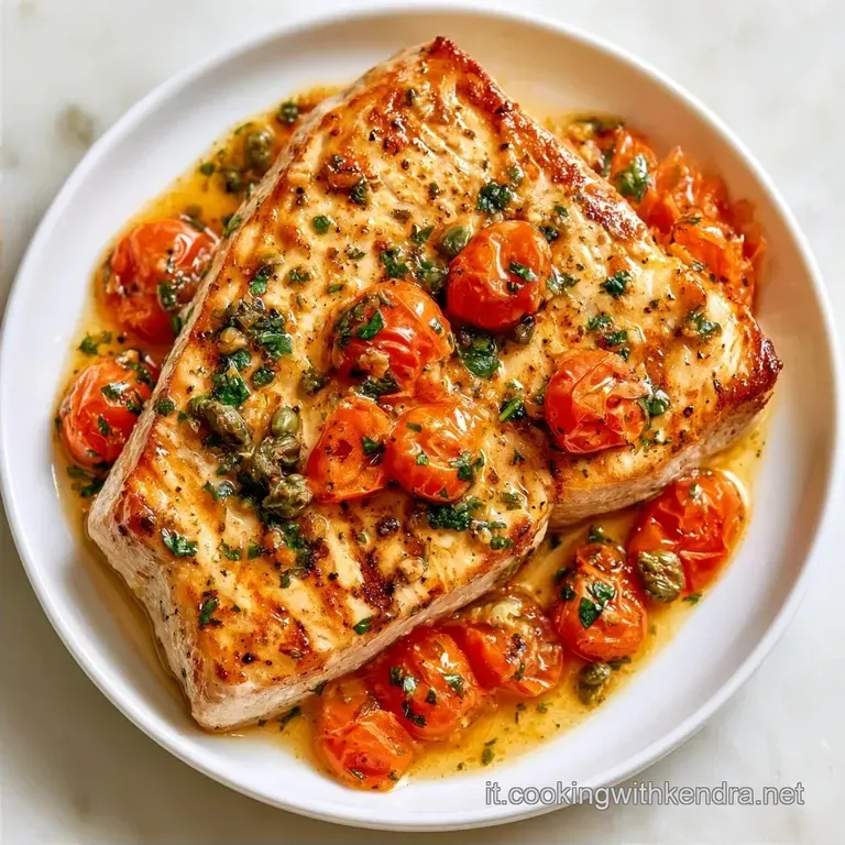 Pesce Spada in Friggitrice ad Aria con Pomodorini