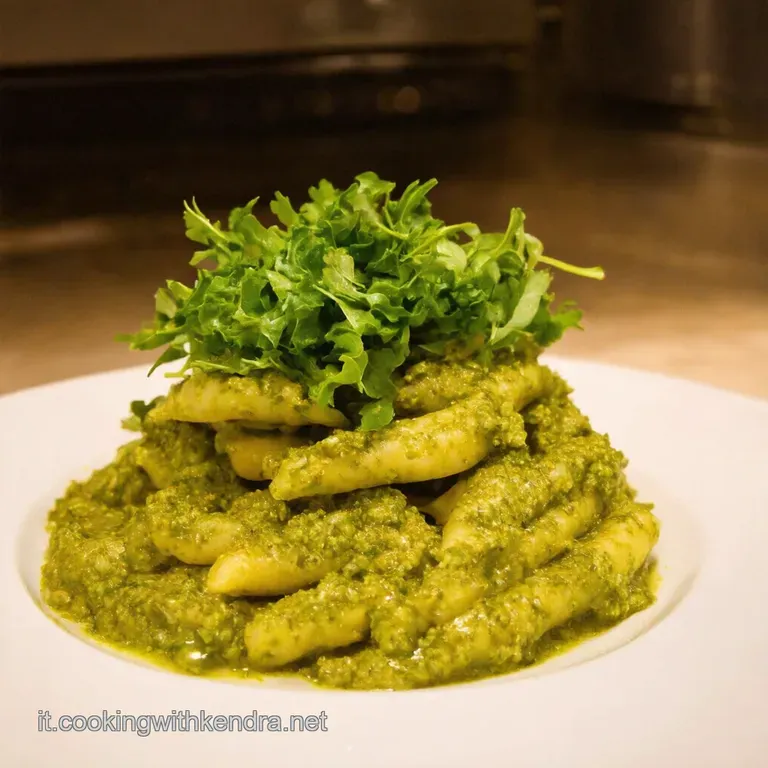 Pesto Di Rucola E Mandorle Un Tocco Di Brio in Tavola presentation