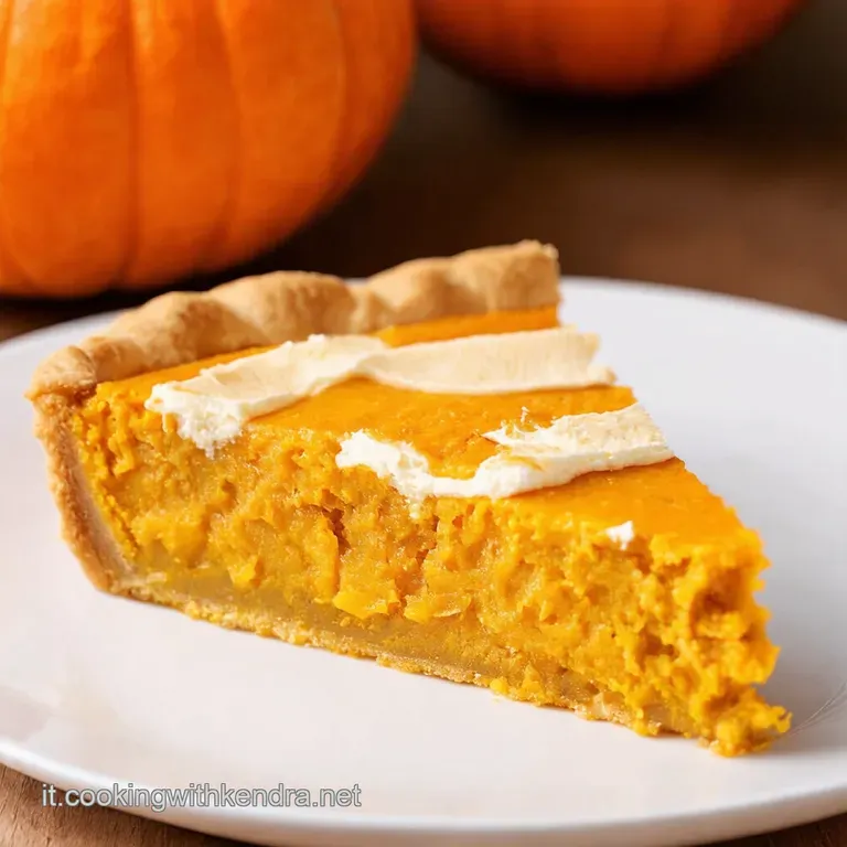 Pie De Calabaza Con Crema De Mascarpone presentation