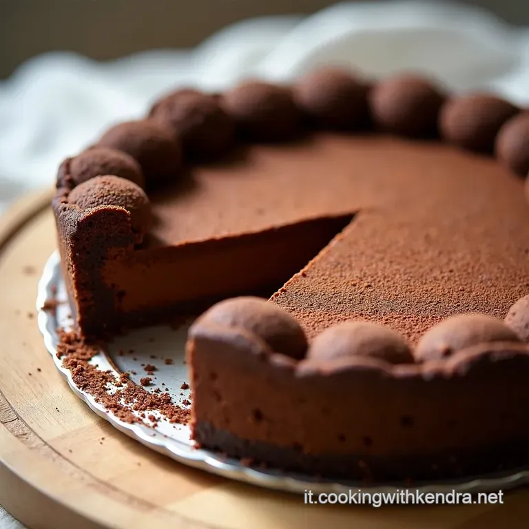 Pie de Chocolate sin Horno Ricetta Facile