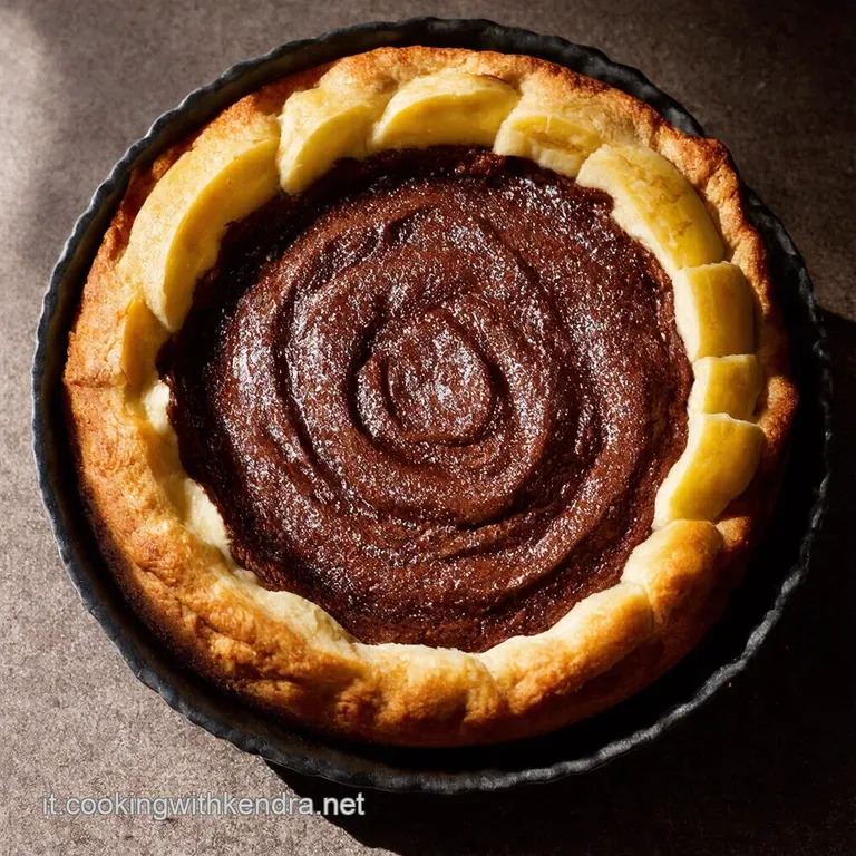 Pie de Chocolate y Banana Senza Forno
