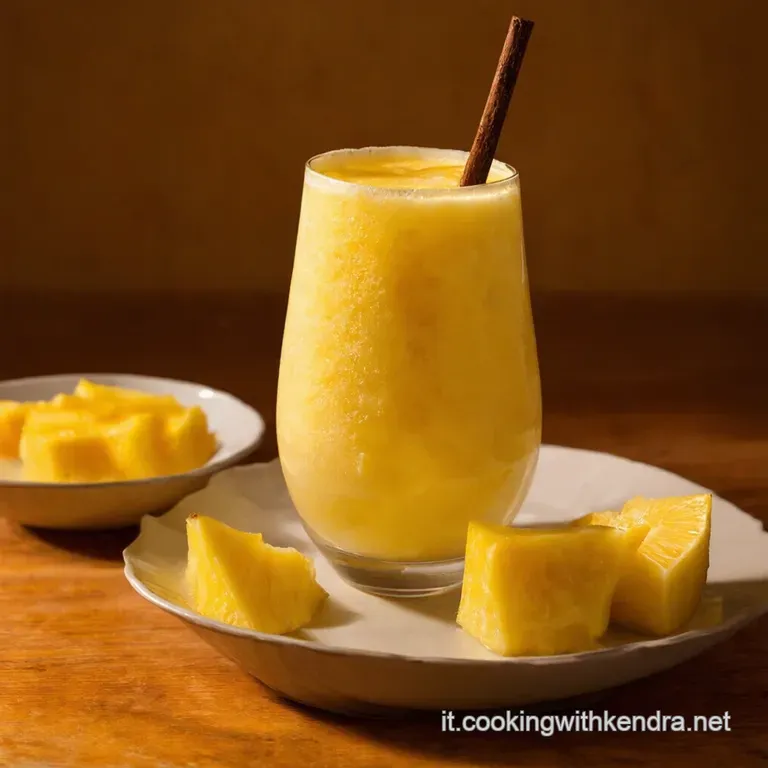 Pina Colada Un Sogno Tropicale in Un Bicchiere presentation