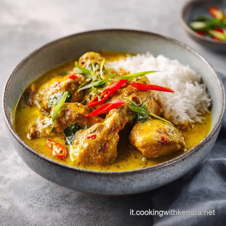 Pollo al Curry Cremoso e Speziato