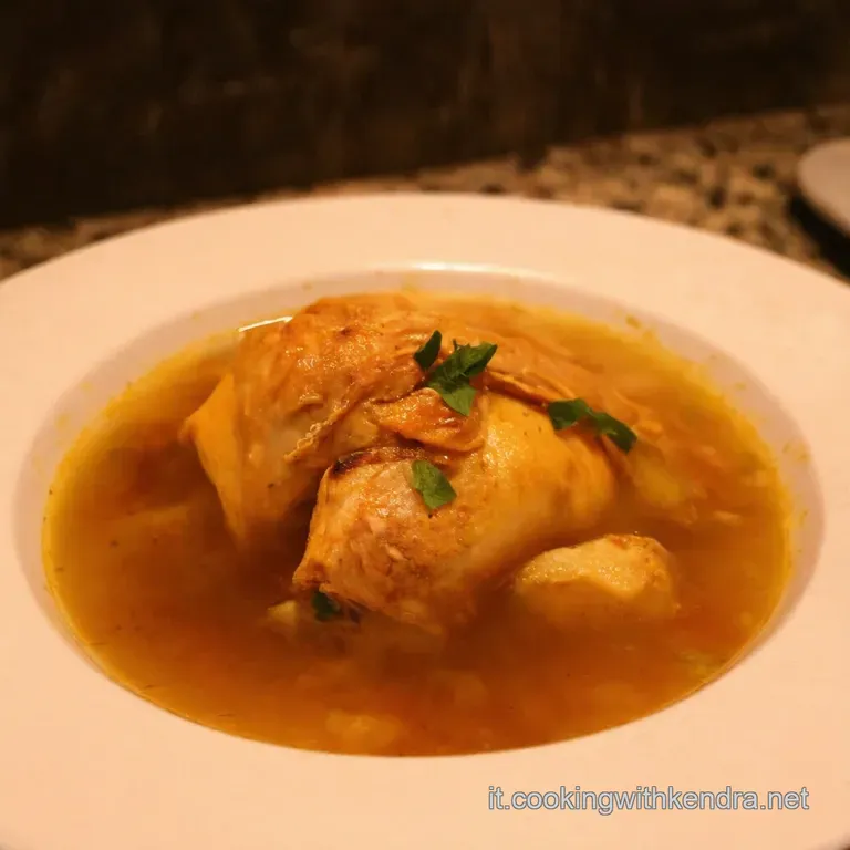 Pollo in Brodo Della Nonna presentation
