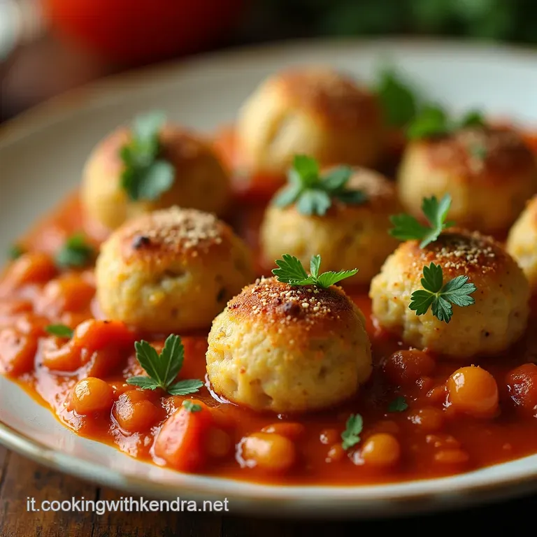 Polpette Della Nonna Rina Con Fagioli Cannellini presentation