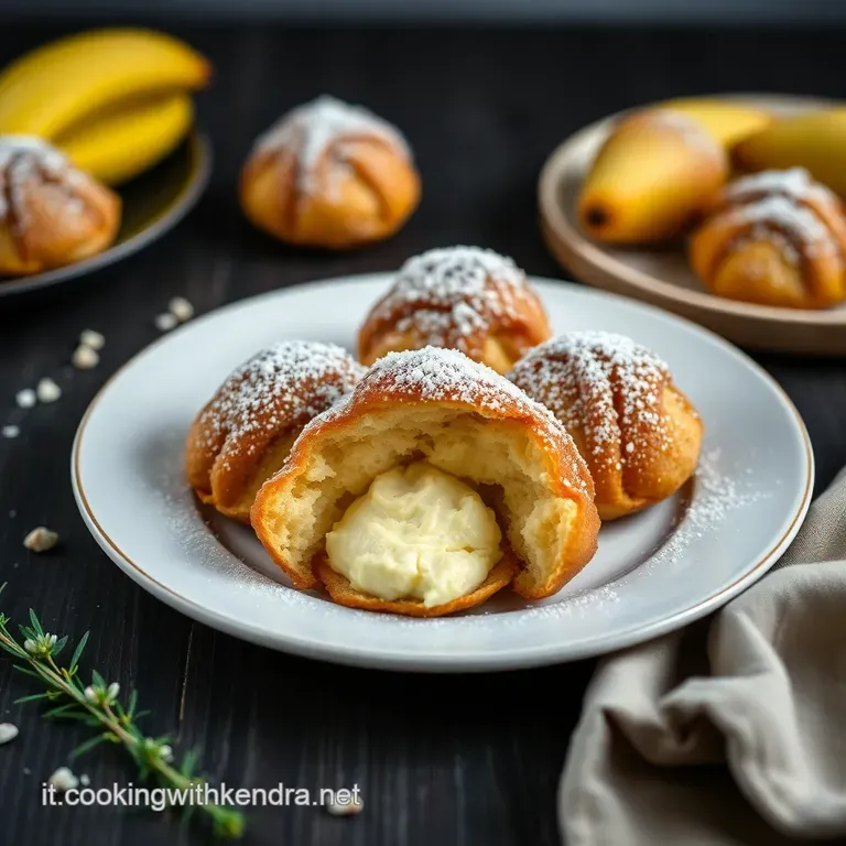 Profiteroles Alla Crema Chantilly E Cioccolato presentation